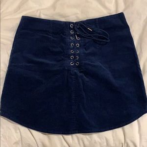 Blue skirt